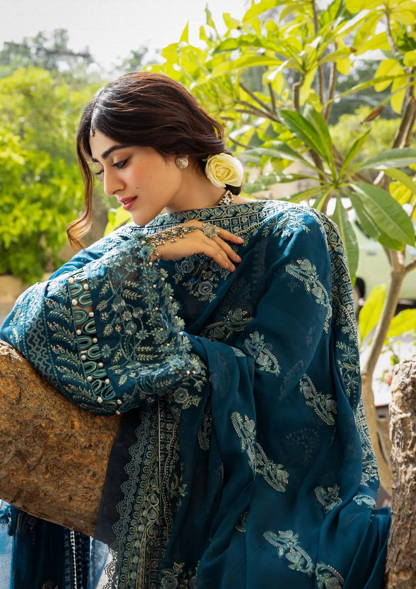 Kahf Premium | Kahf Karandi 25 |KKH-05 CYARA - by Libasekhas UK - Registered Vendor of : Kahf Premium - 100% Original Designer Dress