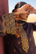 Cross Stitch | Eid Lawn 24 | GRAVEL - by - Libasekhas UK - Registered Vendor of : Cross Stitch - 100% Original Designer Dresss