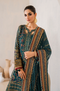 Iznik | Chinnon Chiffon | CC-46 Embroidered Chiffon - by - Libasekhas UK - Registered Vendor of : Iznik - 100% Original Designer Dresss