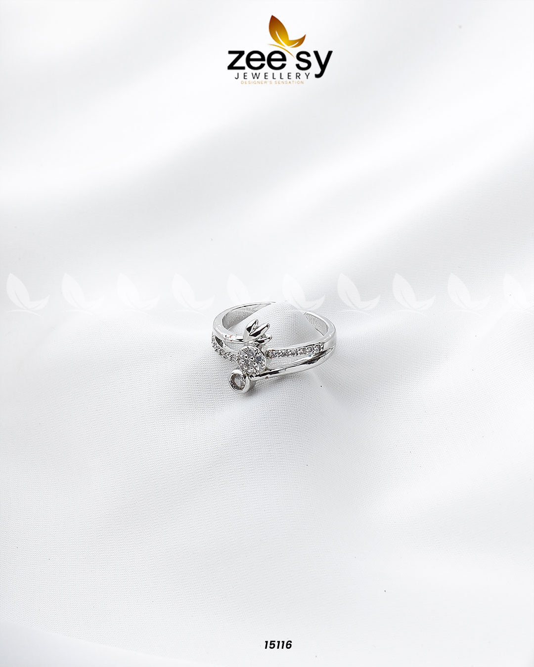Starry Ring - by - Libasekhas UK - Registered Vendor of : Zeesy - 100% Original Designer Dresss