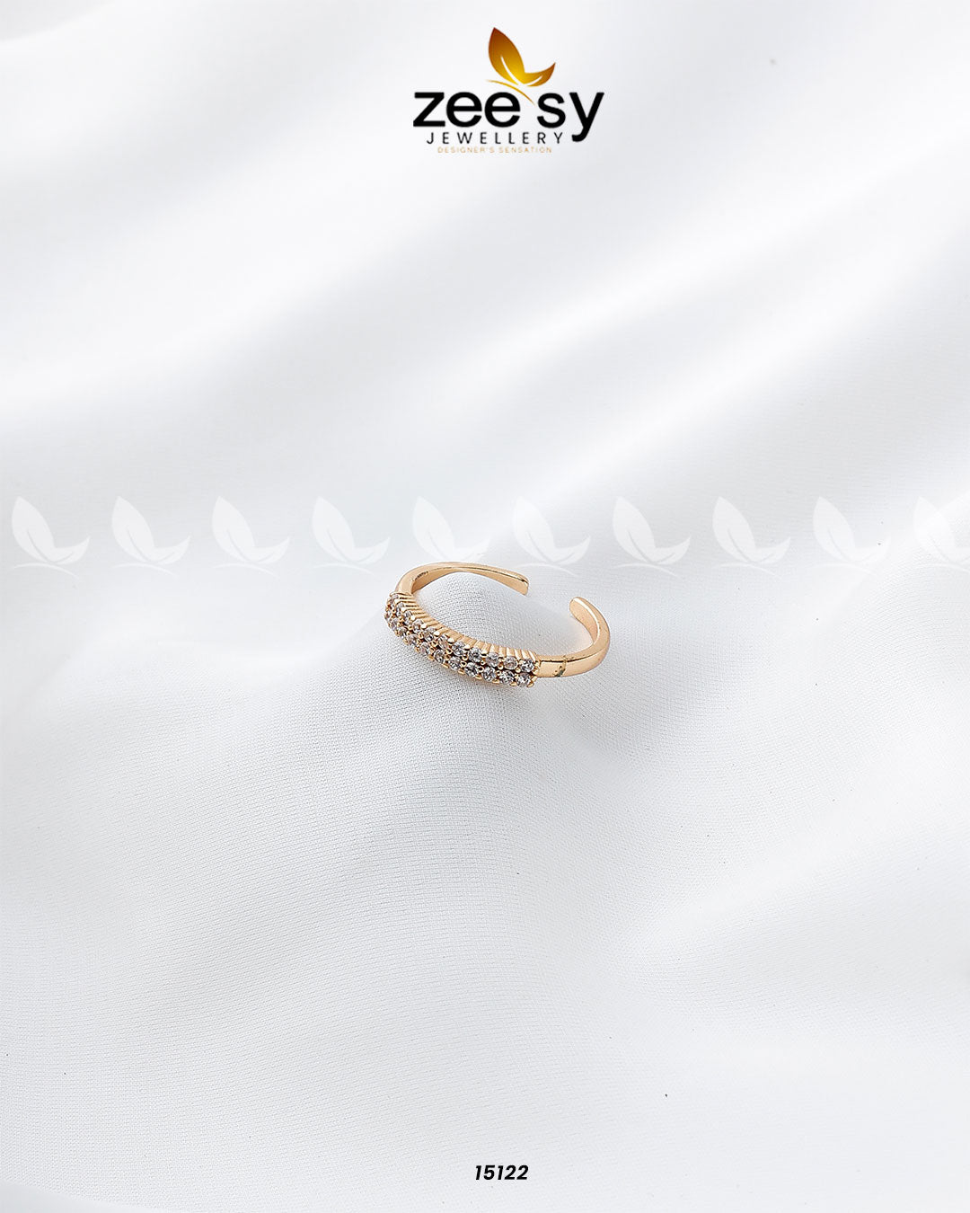 Cascade Ring - by - Libasekhas UK - Registered Vendor of : Zeesy - 100% Original Designer Dresss