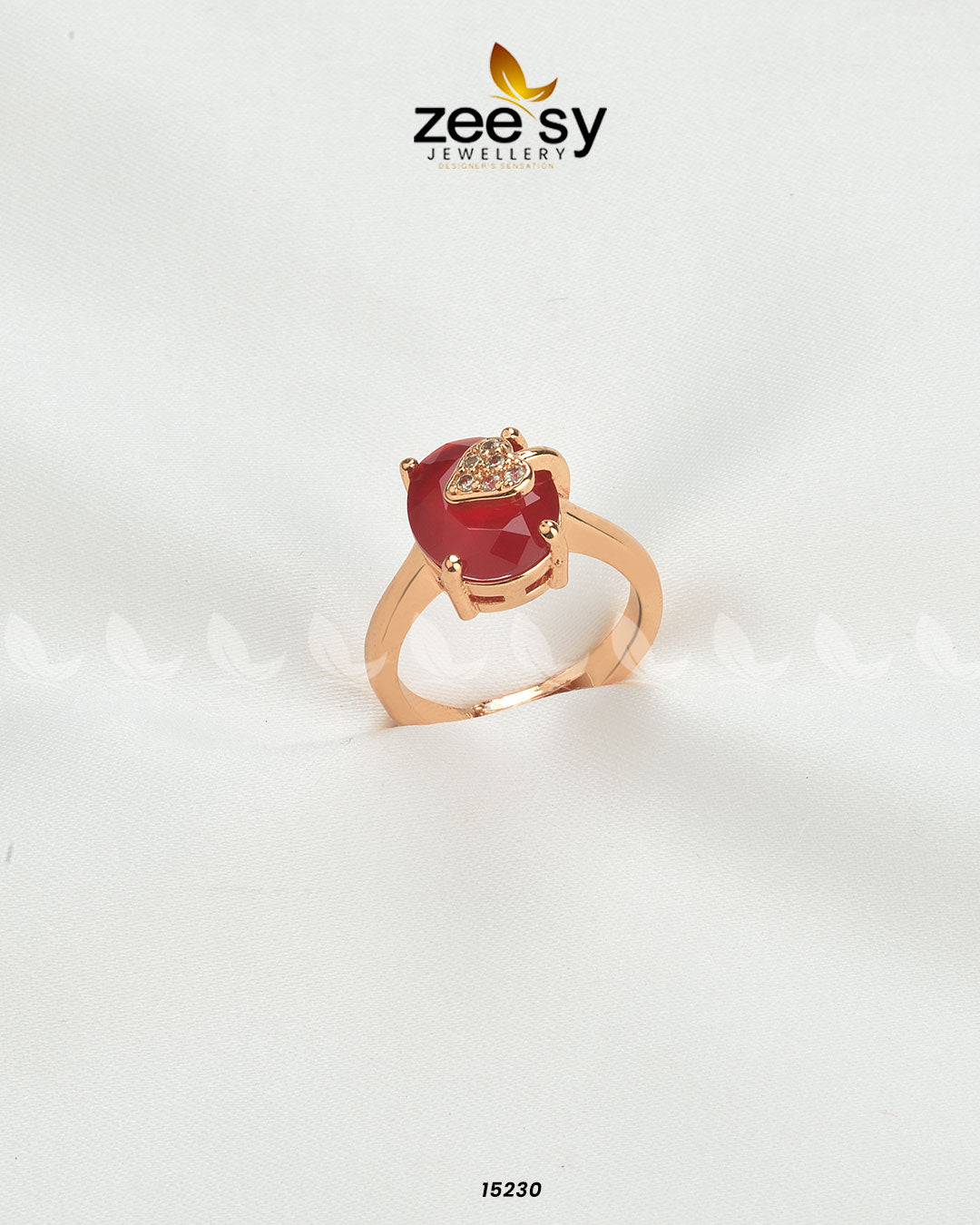 Sizzling Charming Ring - by - Libasekhas UK - Registered Vendor of : Zeesy - 100% Original Designer Dresss