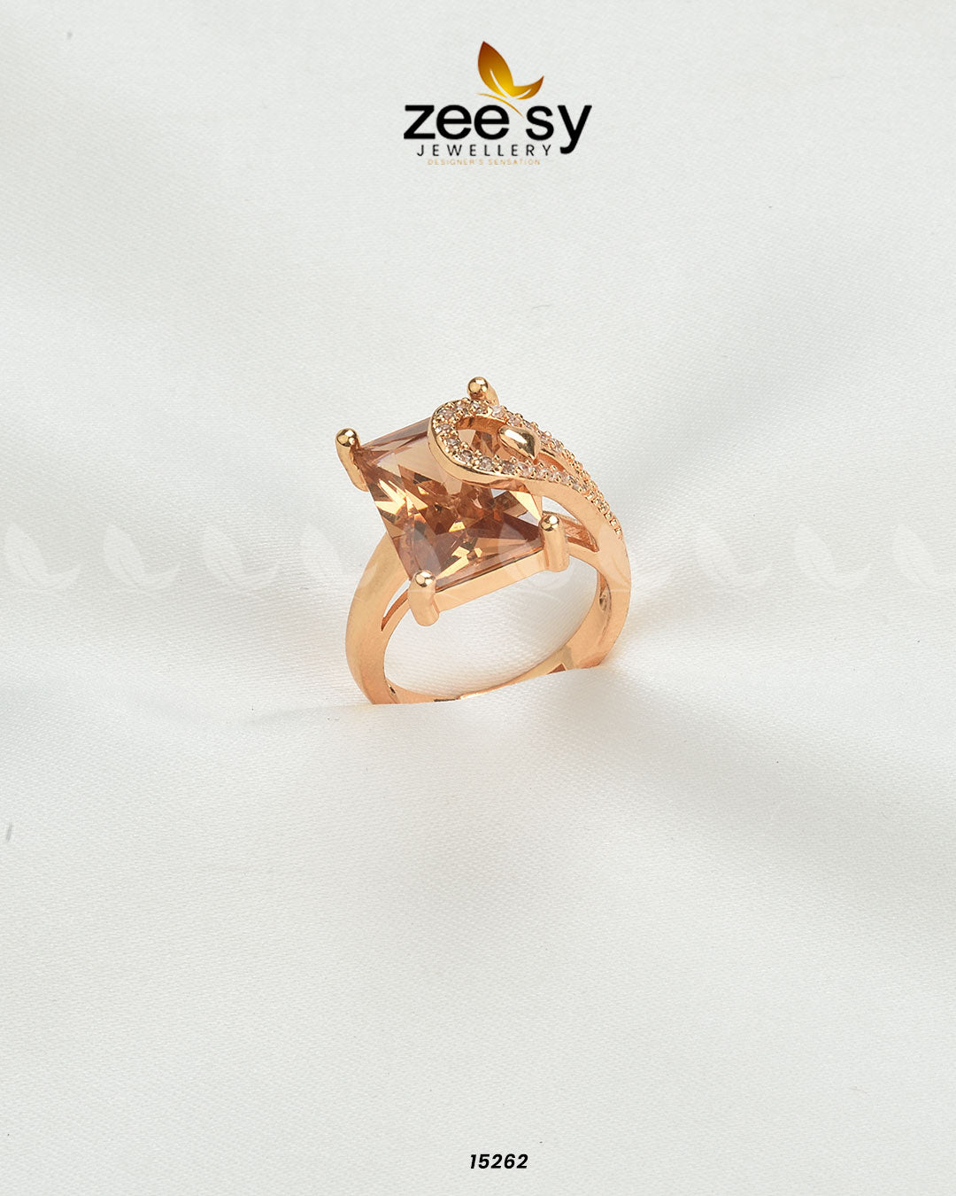 Elegance Ring - by - Libasekhas UK - Registered Vendor of : Zeesy - 100% Original Designer Dresss