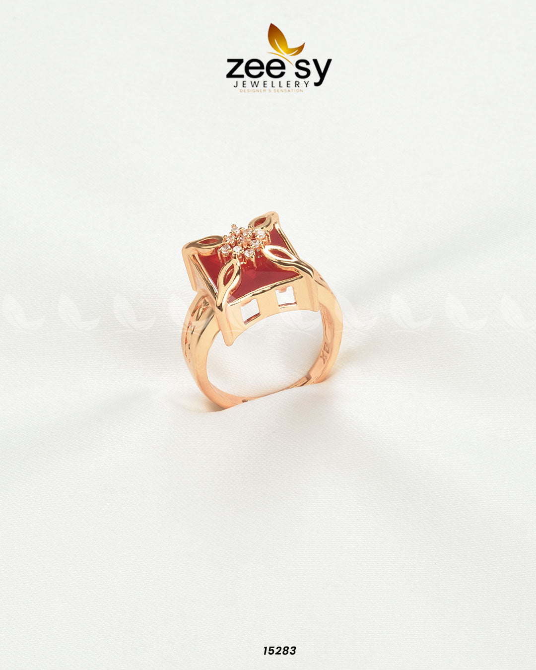 Solstice Ring - by - Libasekhas UK - Registered Vendor of : Zeesy - 100% Original Designer Dresss
