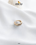 Frond Ring - by - Libasekhas UK - Registered Vendor of : Zeesy - 100% Original Designer Dresss