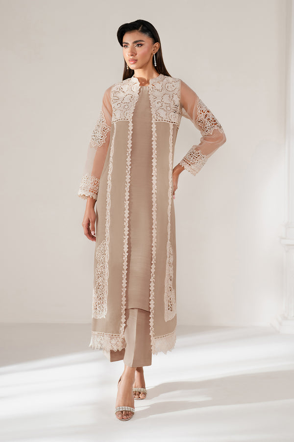 Baroque | Luxury Pret 25 | EMBROIDERED ORGANZA PR-1100 - by Libasekhas UK - Registered Vendor of : Baroque - 100% Original Designer Dress