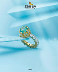 Moana Ring - by - Libasekhas UK - Registered Vendor of : Zeesy - 100% Original Designer Dresss