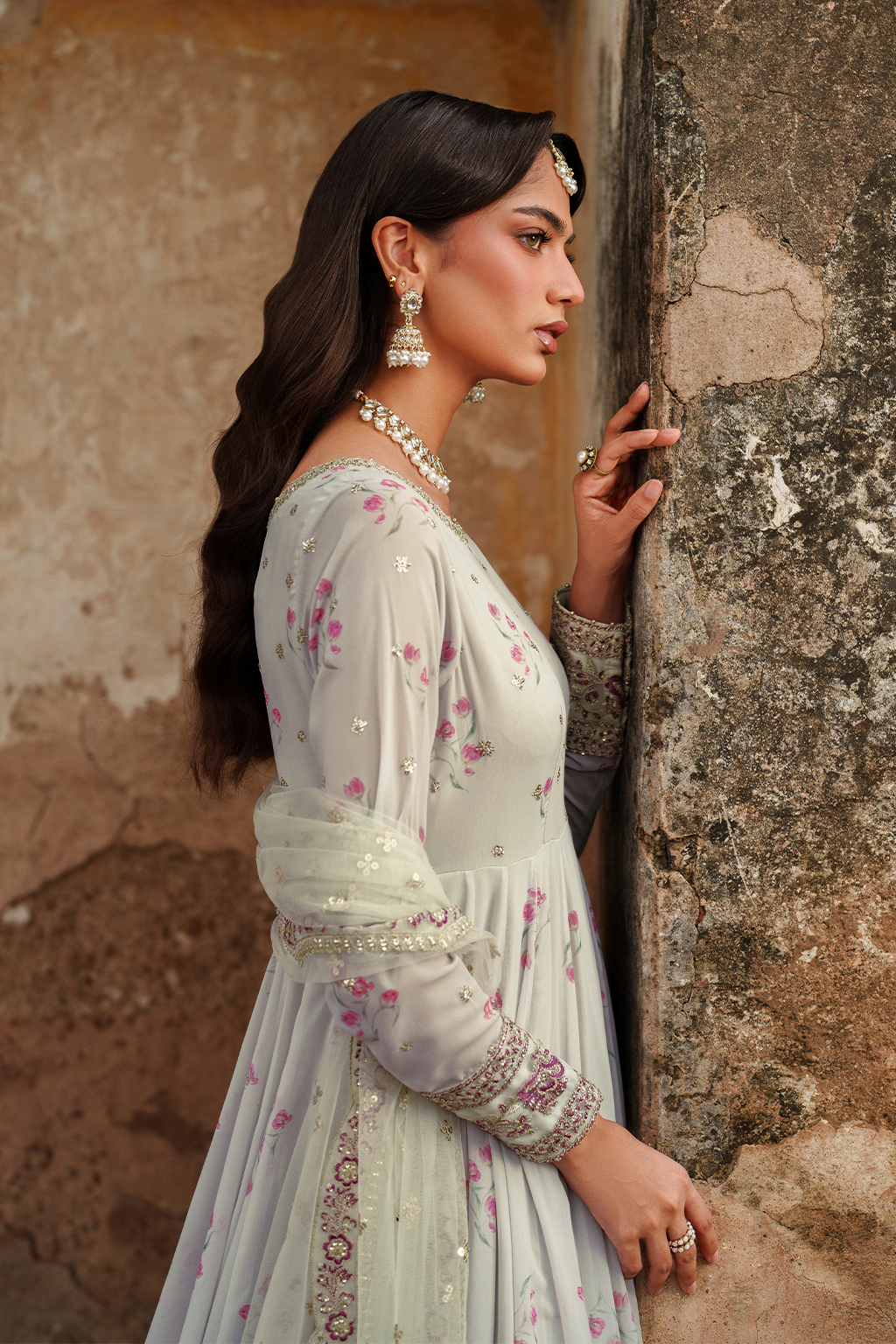 Iznik | Festive Formal | UE-551 Printed Chiffon - by Libasekhas UK - Registered Vendor of : Iznik - 100% Original Designer Dress