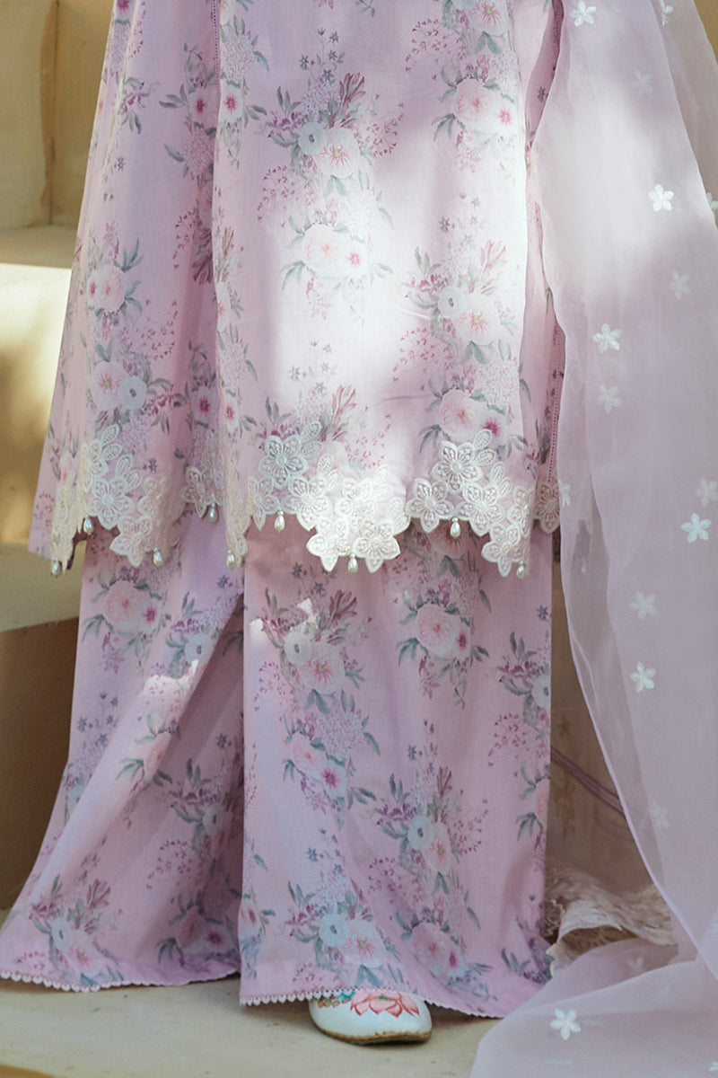 Cross Stitch | Premium Lawn 24 | SHADOW BERRY - by - Libasekhas UK - Registered Vendor of : Cross Stitch - 100% Original Designer Dresss