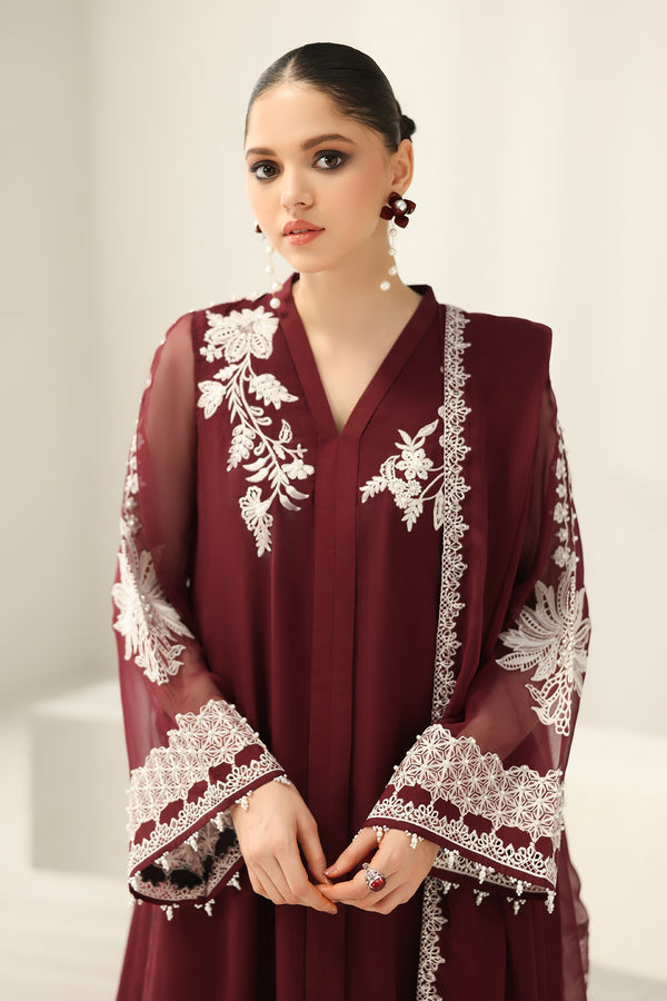 Baroque | Luxury Pret 25 | EMBROIDERED CHIFFON PR-1160 - by Libasekhas UK - Registered Vendor of : Baroque - 100% Original Designer Dress