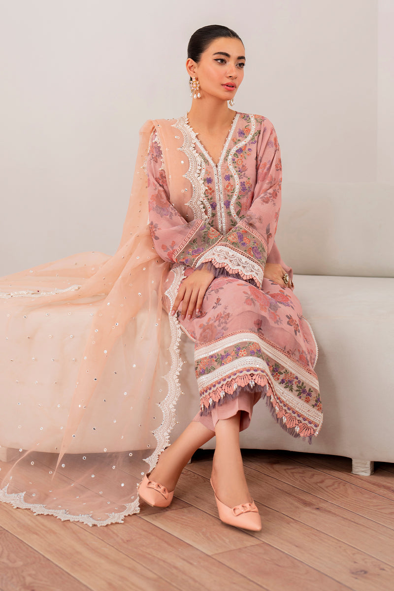 Baroque | Formal Collection | CHIFFON UF-705 - by - Libasekhas UK - Registered Vendor of : Baroque - 100% Original Designer Dresss