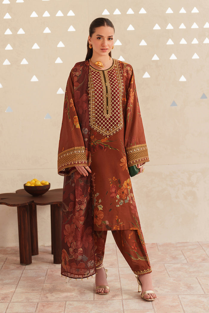 Baroque | Luxury Pret Summer | UF-4409 - by Libasekhas UK - Registered Vendor of : Baroque - 100% Original Designer Dress