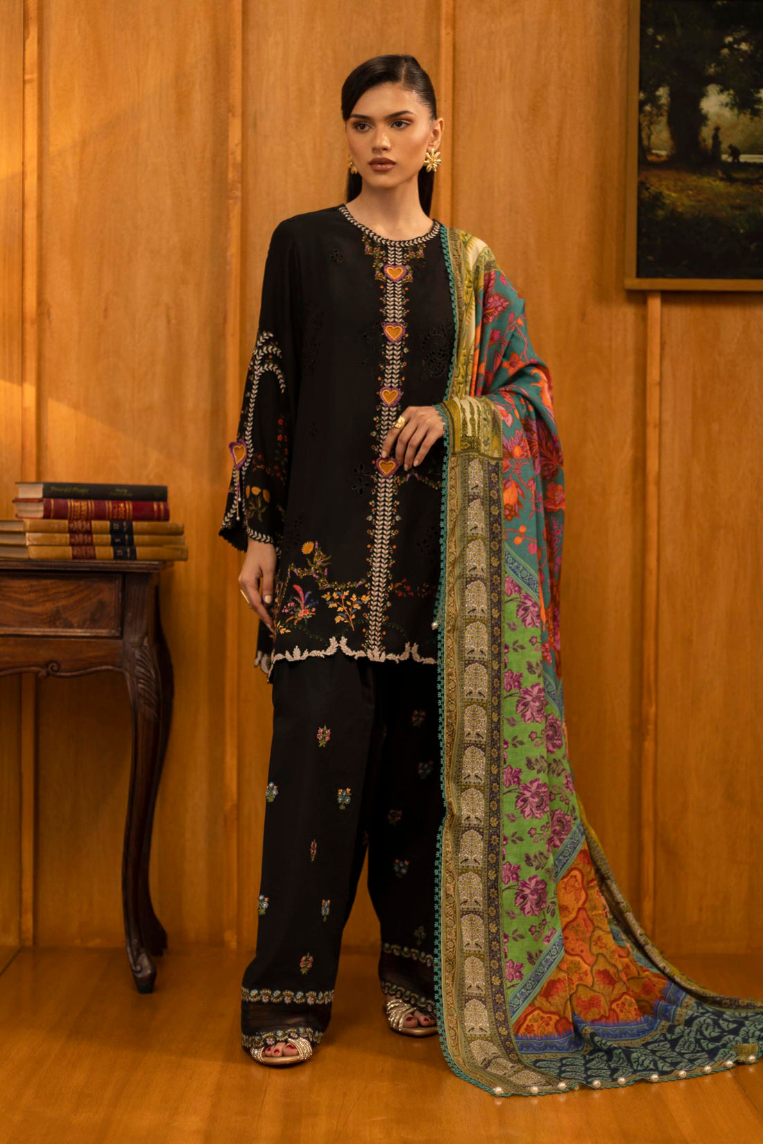 Sana Safinaz | Muzlin Winter 25 | 015B - by Libasekhas UK - Registered Vendor of : Sana Safinaz - 100% Original Designer Dress