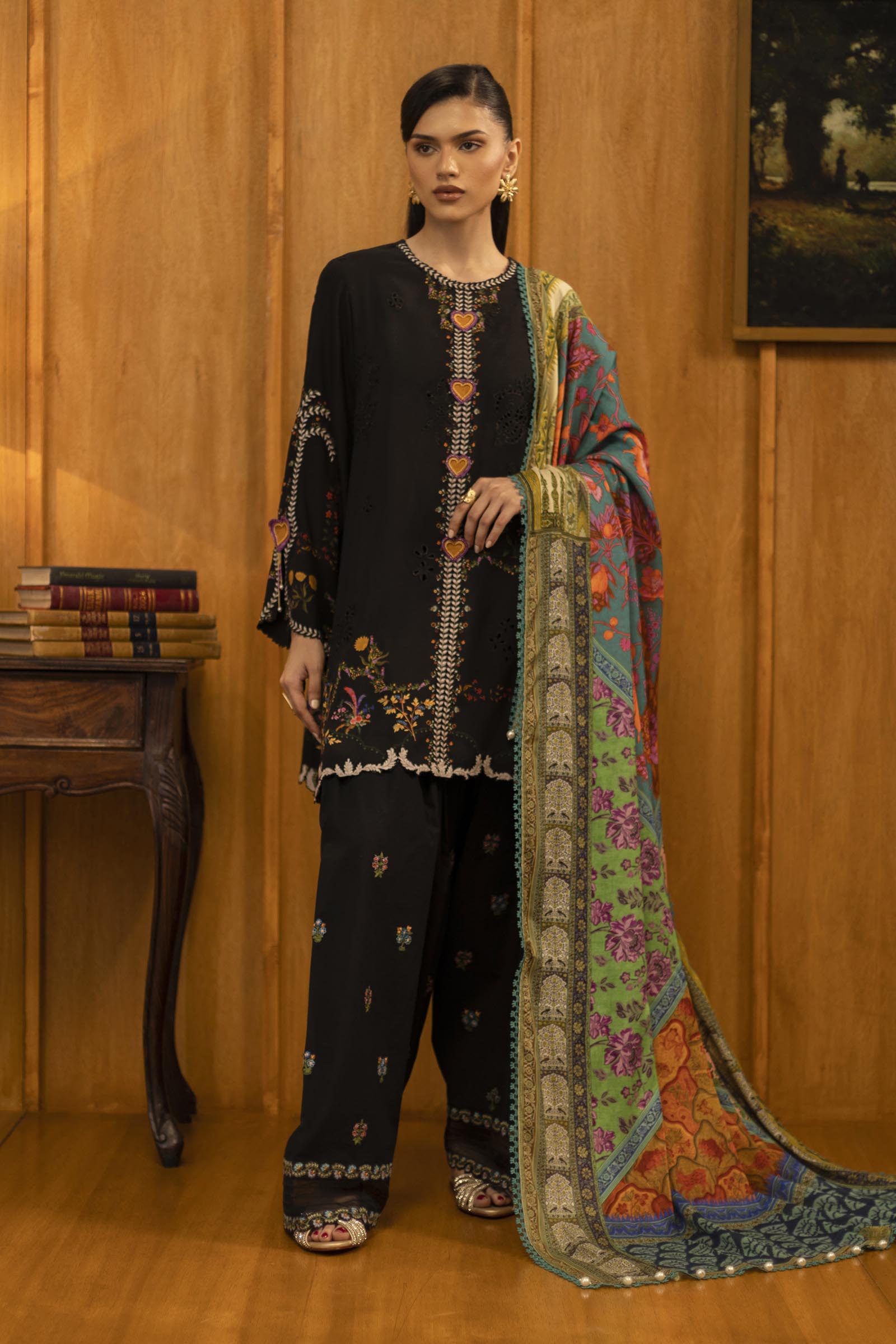 Sana Safinaz | Muzlin Winter 25 | 015B - by Libasekhas UK - Registered Vendor of : Sana Safinaz - 100% Original Designer Dress