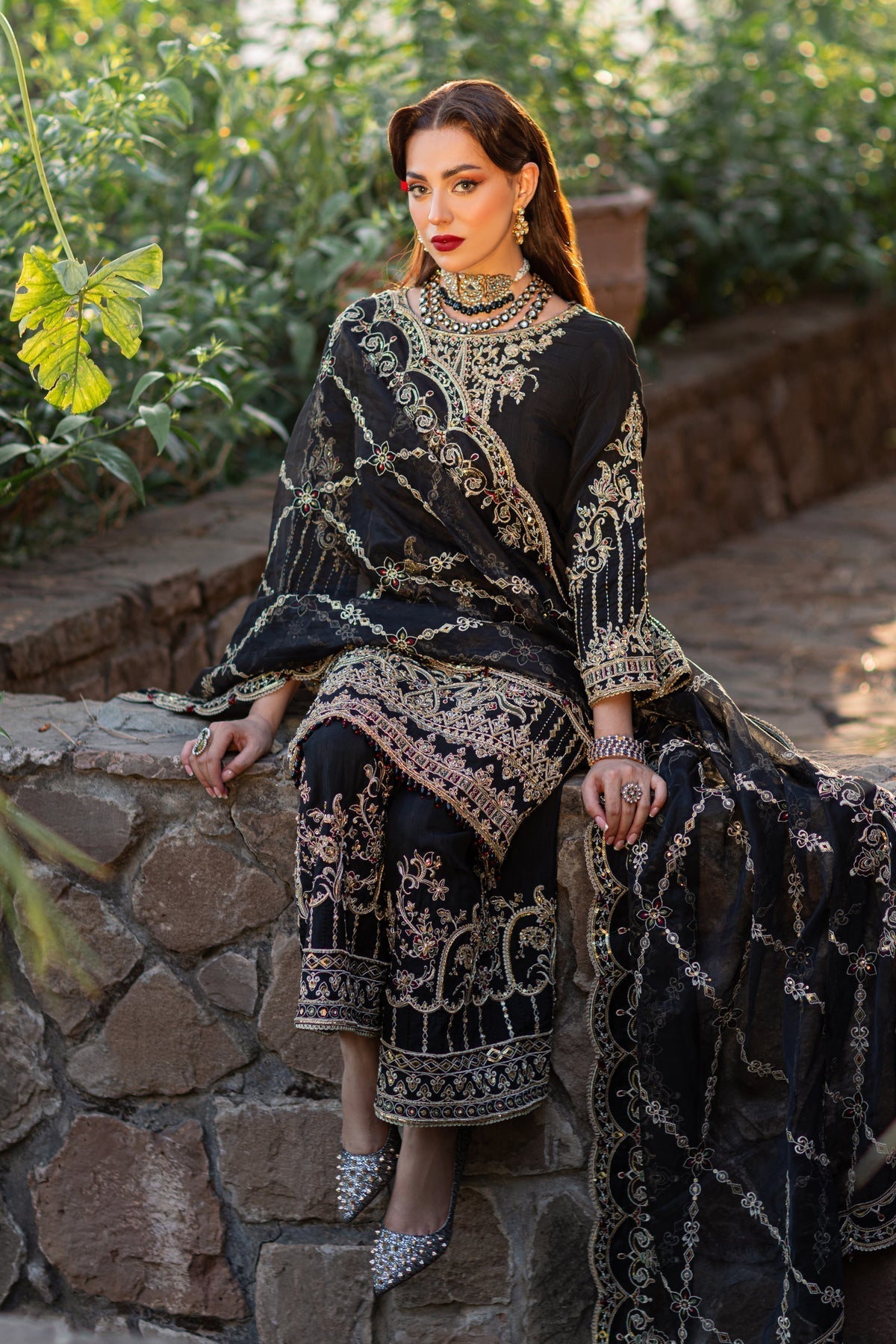 Naqshi | Samarkand Wedding Formals | Qamar - by - Libasekhas UK - Registered Vendor of : Naqshi - 100% Original Designer Dresss
