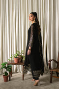 Neeshay | Ready to Wear Chiffon | RTW-CHFN-03 Black - by Libasekhas UK - Registered Vendor of : Neeshay - 100% Original Designer Dress