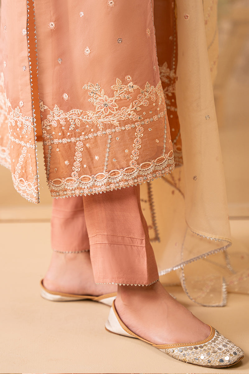 Cross Stitch | Luxe Atelier 24 | CORAL CASCADE - by - Libasekhas UK - Registered Vendor of : Cross Stitch - 100% Original Designer Dresss