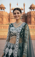 Threads and Motifs | Formal Outfits | Blouse With Lehenga - by Libasekhas UK - Registered Vendor of : Threads and Motifs - 100% Original Designer Dress