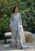 Layla Chatoor | Luxury Pret | Periwinkle Tunic - by Libasekhas UK - Registered Vendor of : Layla Chatoor - 100% Original Designer Dress
