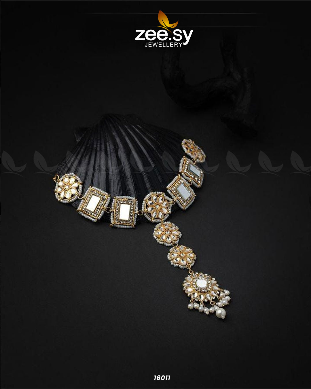 Entice Matha Patti - by - Libasekhas UK - Registered Vendor of : Zeesy - 100% Original Designer Dresss