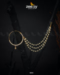 Bride Zircan Nose Ring - by - Libasekhas UK - Registered Vendor of : Zeesy - 100% Original Designer Dresss