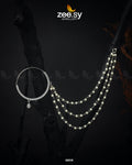 Bride Zircan Nose Ring - by - Libasekhas UK - Registered Vendor of : Zeesy - 100% Original Designer Dresss