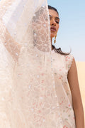 Cross Stitch | Eid Lawn 24 | IVORY GLOW - by - Libasekhas UK - Registered Vendor of : Cross Stitch - 100% Original Designer Dresss