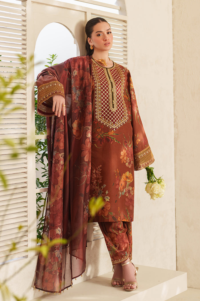 Baroque | Luxury Pret Summer | UF-4409 - by Libasekhas UK - Registered Vendor of : Baroque - 100% Original Designer Dress