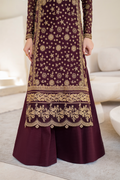 Iznik | Chinnon Chiffon | CC-42 Embroidered Chiffon - by - Libasekhas UK - Registered Vendor of : Iznik - 100% Original Designer Dresss