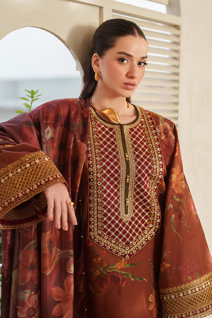Baroque | Luxury Pret Summer | UF-4409 - by Libasekhas UK - Registered Vendor of : Baroque - 100% Original Designer Dress