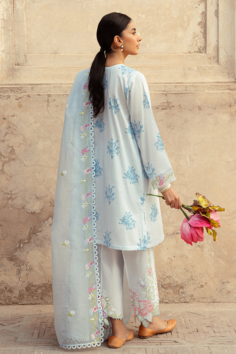 Cross Stitch | Premium Lawn 24 | DAWN MIST - by - Libasekhas UK - Registered Vendor of : Cross Stitch - 100% Original Designer Dresss