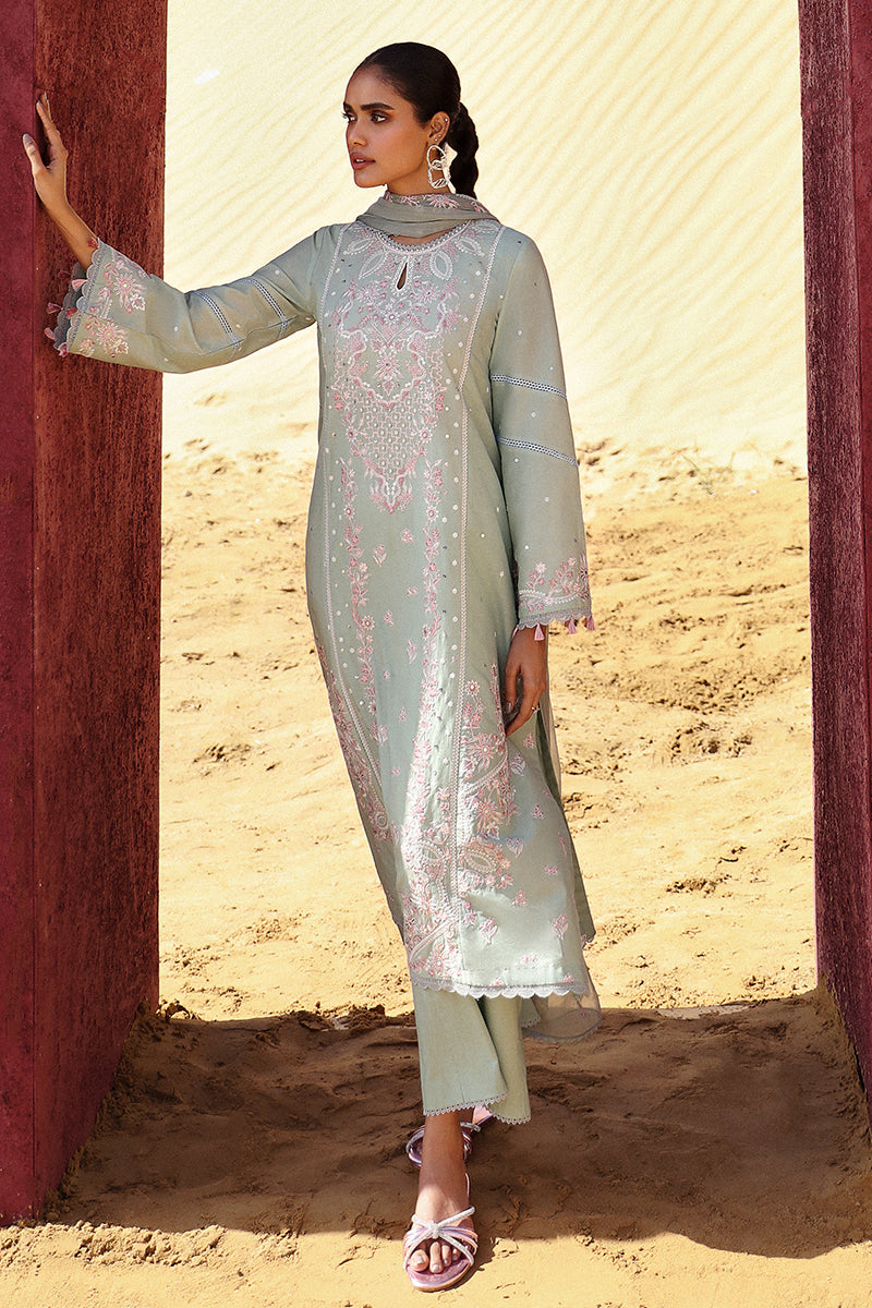 Cross Stitch | Eid Lawn 24 | MYSTIC VERVE - by - Libasekhas UK - Registered Vendor of : Cross Stitch - 100% Original Designer Dresss