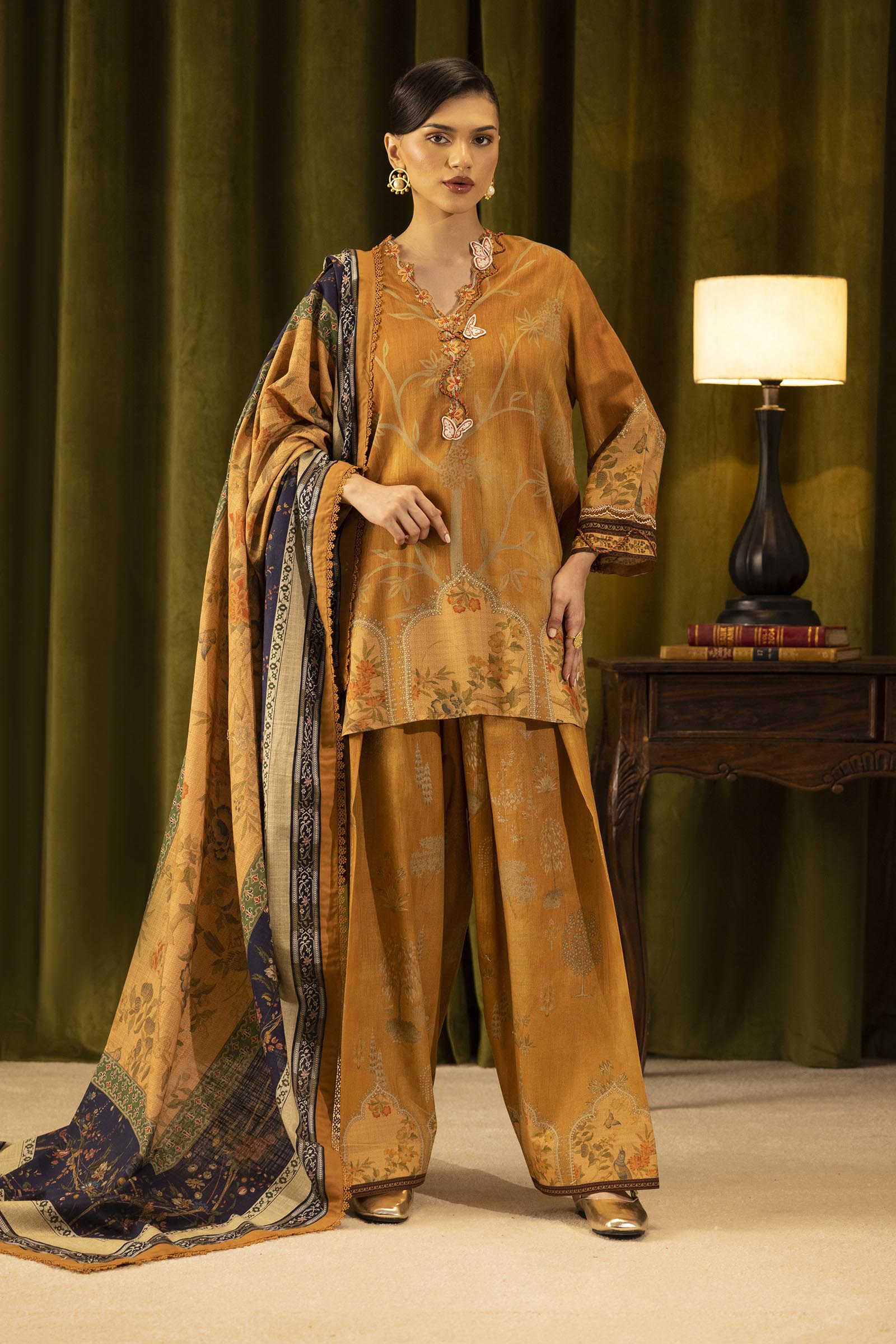 Sana Safinaz | Muzlin Winter 25 | 016B - by Libasekhas UK - Registered Vendor of : Sana Safinaz - 100% Original Designer Dress