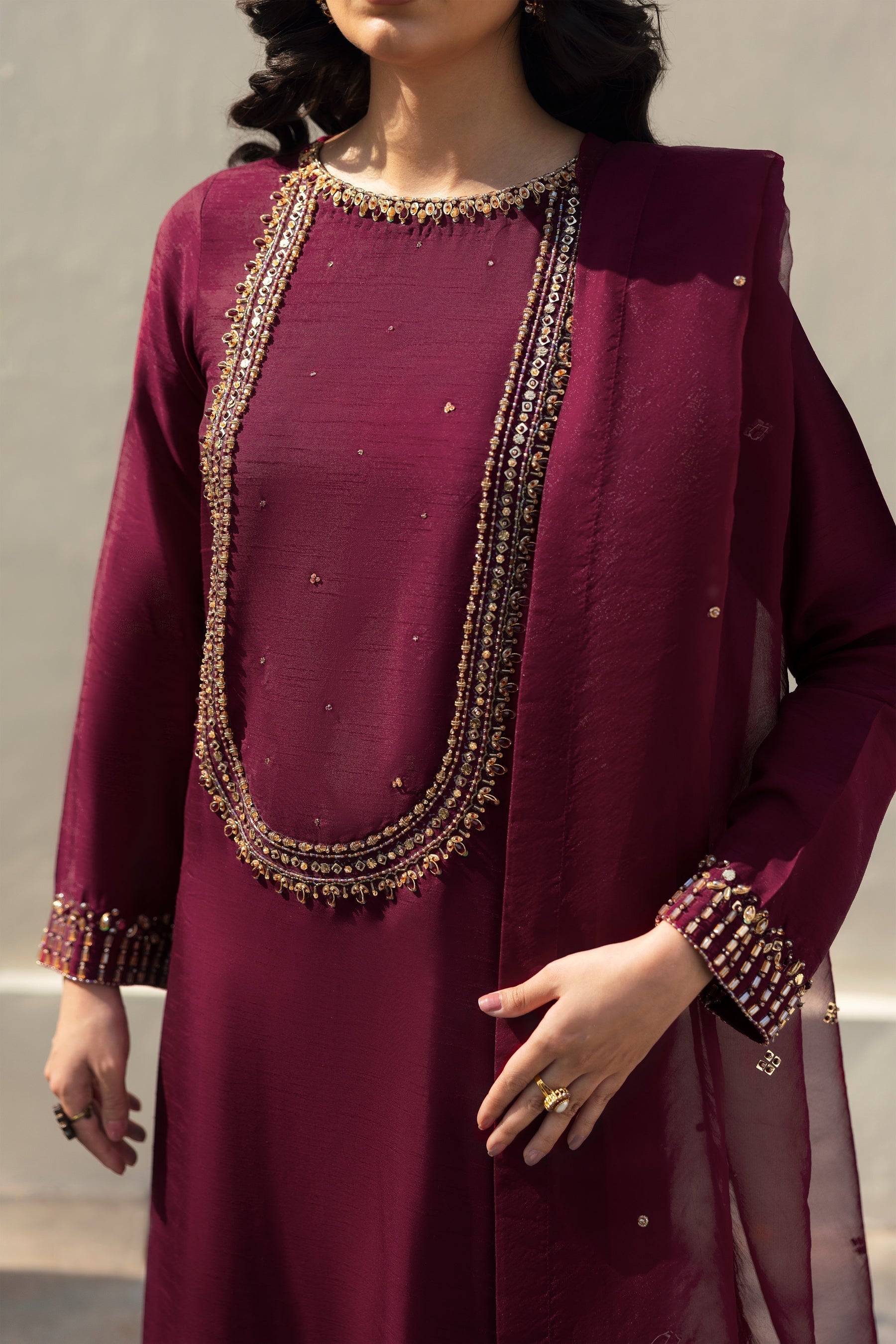 Naqshi | Rijaas Luxury Pret 24 | PARIZE - by - Libasekhas UK - Registered Vendor of : Naqshi - 100% Original Designer Dresss