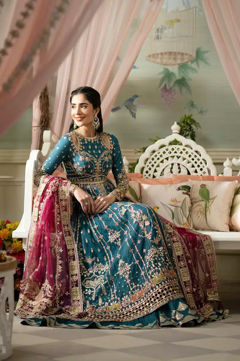 Qalamkar | Dilnaz Wedding Formals | DN-02 SABRINA - by - Libasekhas UK - Registered Vendor of : Qalamkar - 100% Original Designer Dresss
