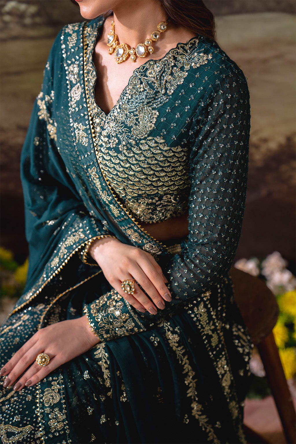 Neeshay | Dastaan Formals 25 | Shahnoor - by Libasekhas UK - Registered Vendor of : Neeshay - 100% Original Designer Dress