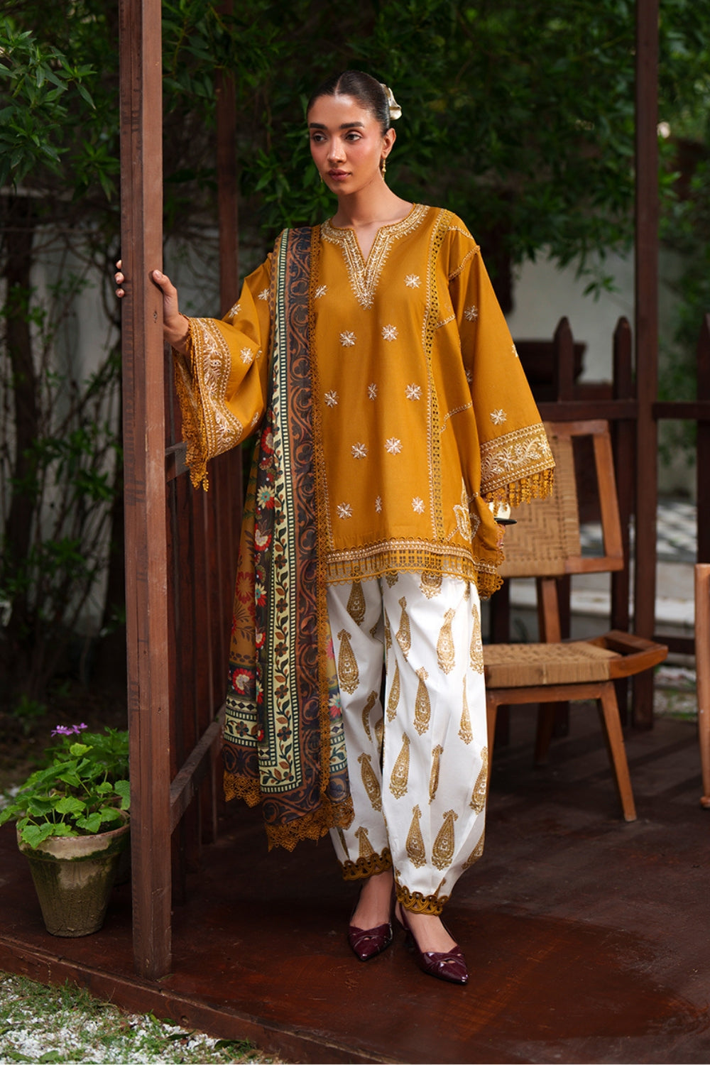 Saira Rizwan | Laanem SS 26 | ZOYA-B-SRL26-04 - by Libasekhas UK - Registered Vendor of : Saira Rizwan - 100% Original Designer Dress