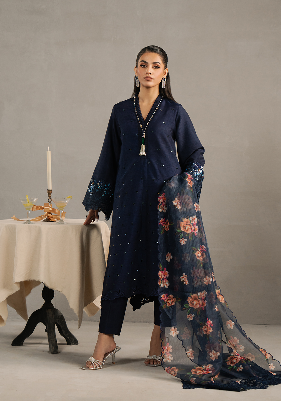 Zarqash | Silk Edit | ZQS 001 AMAYA - by - Libasekhas UK - Registered Vendor of : Zarqash - 100% Original Designer Dresss
