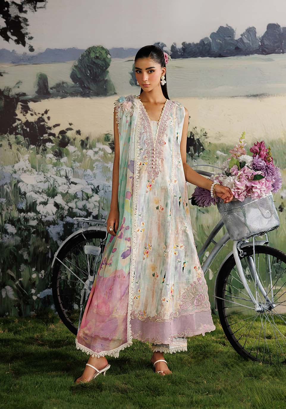 Zarqash | RimJhim The Moonsoon Edit 26 | SHABNAM ZQ003 - by Libasekhas UK - Registered Vendor of : Zarqash - 100% Original Designer Dress