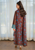 Fozia Khalid | Silk Spire | COCOA - by - Libasekhas UK - Registered Vendor of : Fozia Khalid - 100% Original Designer Dresss