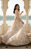 Threads and Motifs | Formal Outfits | Blouse With Printed Lehenga - by Libasekhas UK - Registered Vendor of : Threads and Motifs - 100% Original Designer Dress