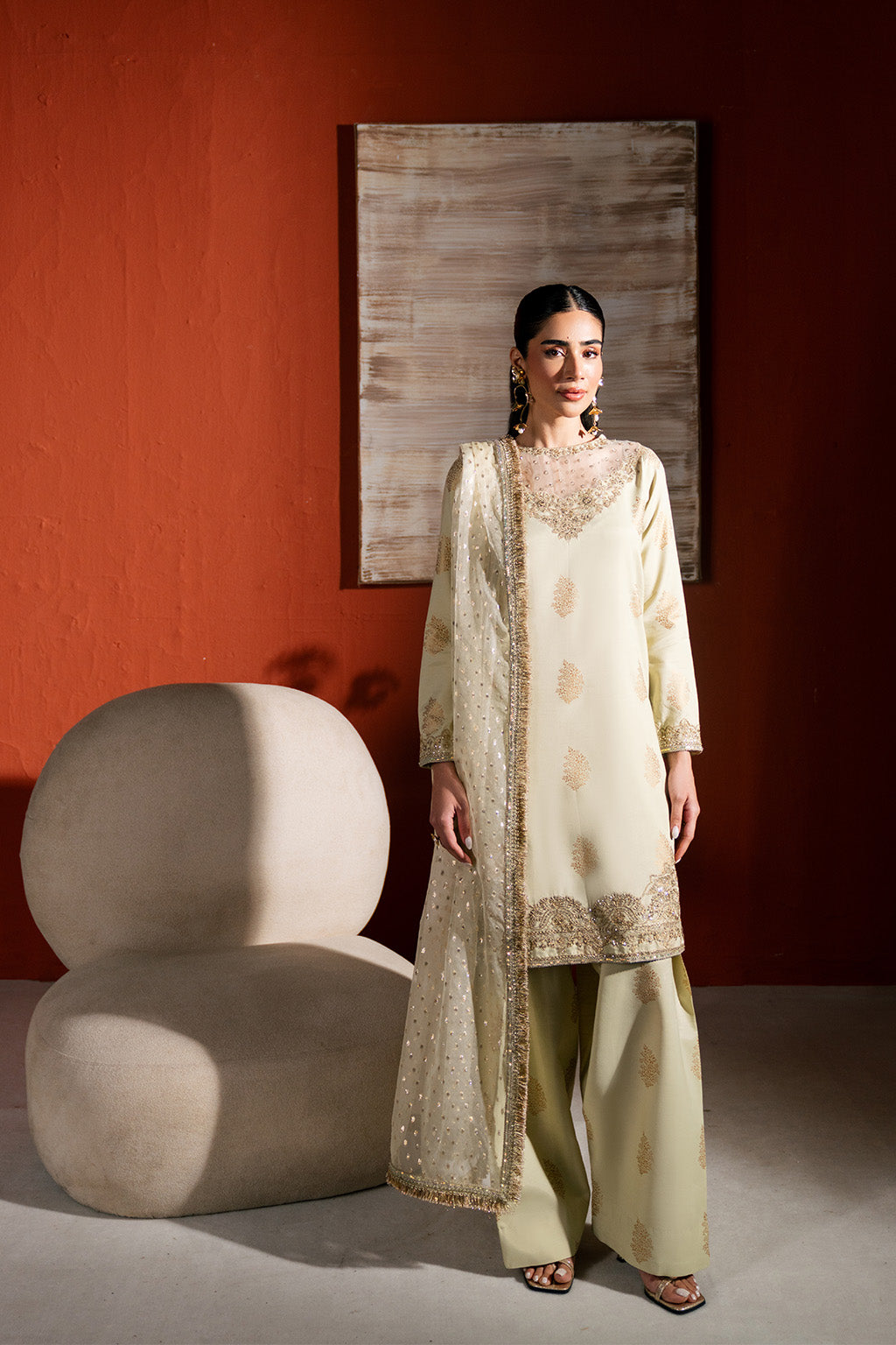 Neeshay | Raw Silk | RTW-RS-04 - by Libasekhas UK - Registered Vendor of : Neeshay - 100% Original Designer Dress