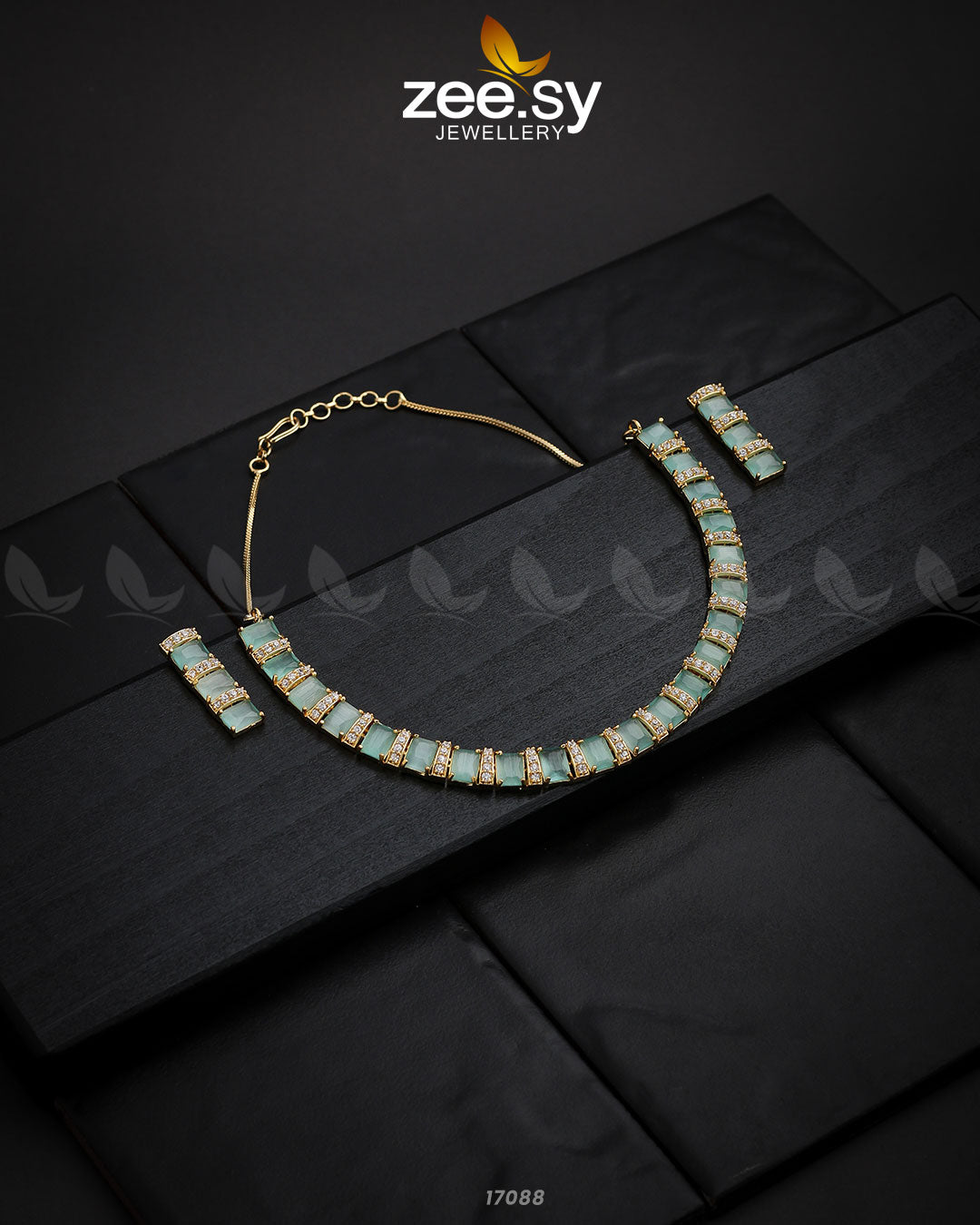 Shimmering Necklace - by - Libasekhas UK - Registered Vendor of : Zeesy - 100% Original Designer Dresss
