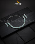 Shimmering Necklace - by - Libasekhas UK - Registered Vendor of : Zeesy - 100% Original Designer Dresss