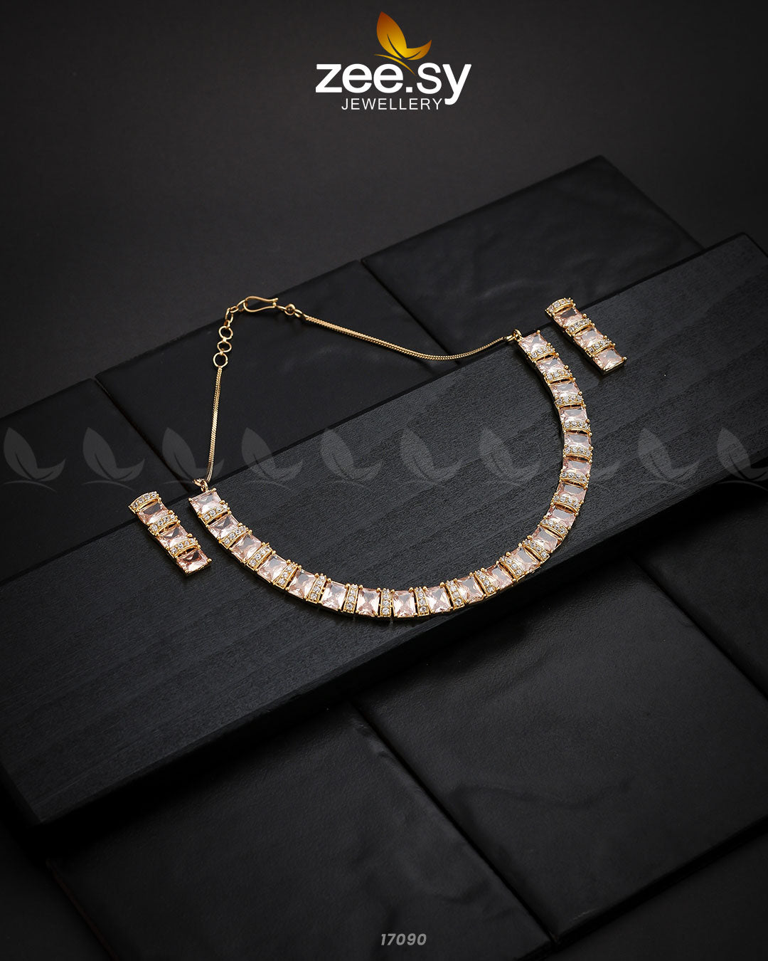 Shimmering Necklace - by - Libasekhas UK - Registered Vendor of : Zeesy - 100% Original Designer Dresss
