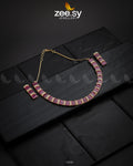 Shimmering Necklace - by - Libasekhas UK - Registered Vendor of : Zeesy - 100% Original Designer Dresss
