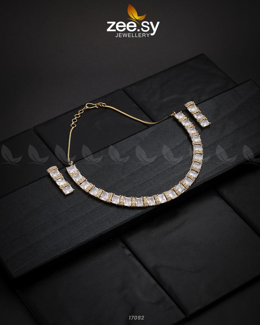 Shimmering Necklace - by - Libasekhas UK - Registered Vendor of : Zeesy - 100% Original Designer Dresss