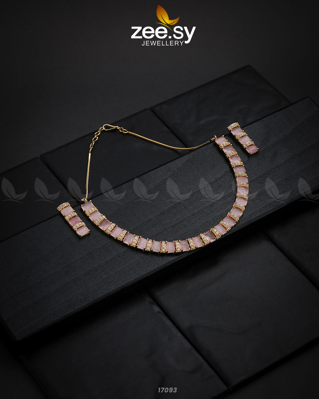 Shimmering Necklace - by - Libasekhas UK - Registered Vendor of : Zeesy - 100% Original Designer Dresss