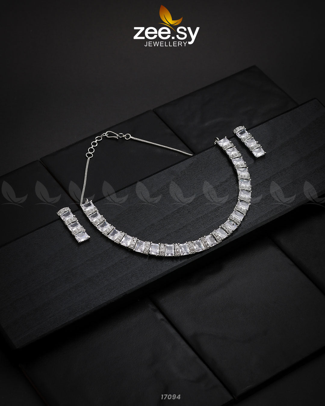 Shimmering Necklace - by - Libasekhas UK - Registered Vendor of : Zeesy - 100% Original Designer Dresss