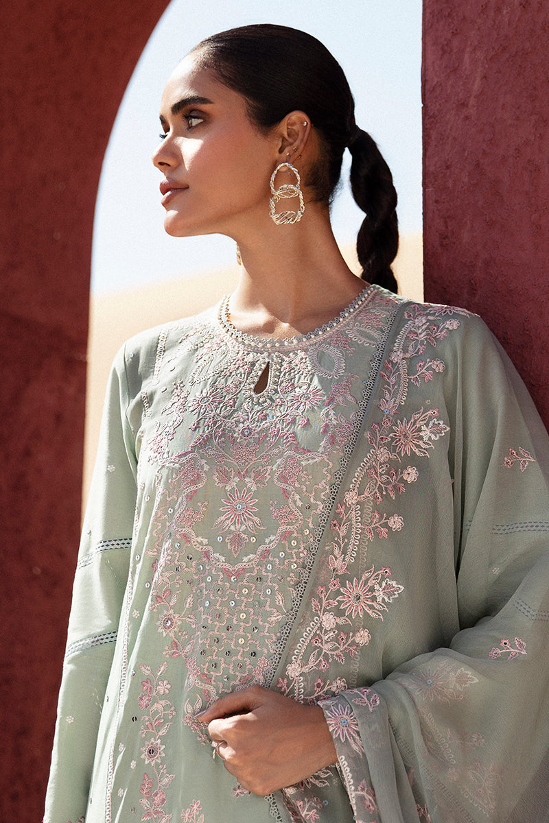 Cross Stitch | Eid Lawn 24 | MYSTIC VERVE - by - Libasekhas UK - Registered Vendor of : Cross Stitch - 100% Original Designer Dresss